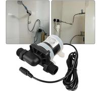 DC 12V/24V Brushless Solar Water Pump, IP68 Waterproof Booster for Floor Heating Shower, Engineering Plastic Quiet Motor ≤35dB