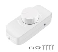 DC 12V-24V Inline Dimmer Switch Rotary LED Control(White)