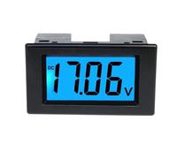 DC 12V 24V LCD Digital Display Volt Panel Meter D85-131 Truck Battery Voltage 1Pcs(BLACK,DC7.5-30V)
