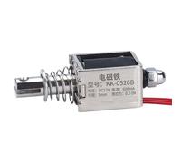 DC 12V 24V Push Pull Type Linear Solenoid Electromagnet Keepping Force 5N - 65N Travel 5mm 20mm 1Pcs(0730B 0.3-8N 10mm,12V)