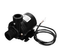 DC 12V 24V Silent Portable Brushless Motor Submersible Pump Pump Flow 800L/H Suitable for Cooling System Fountain Water Heater(12V Wiring)