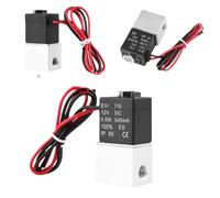 Dc 12V 24V Solenoid Valve 1/4" 1/8" 2 Normally Closed Straight Acting Pneumatic Valve(1/8",220V)