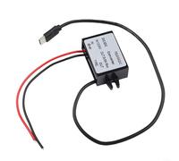 DC 12V 24V to 5V USB C 5A 25W DC Converter Step Down Module Power Adapter with IP68 Waterproof Protection