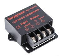 DC 12V 24V to 5V Voltage Regulator Step Down Converter 3A 15W with Overvoltage and Over Temperature Protection for Power Supply Applications