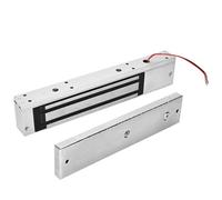 DC 12V 280kg Holding Force Single Door Electric Magnetic Electromagnetic Lock with LED Light Magnetic Door Lock Electric Magnet Door Lock Electrical Magnet Electromagnetic Lock DC1