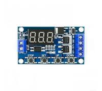 DC 12V-36V Dual MOS LED Digital Delay Timer for Relay Module, 15A/400W Output, Silent No- Operation, for Industrial Control & DIY Automation