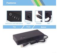 DC 12V 3A UPS for Router, Uninterruptible Power Supply with 10400mAh Backup, Compatible with Optical Modem and Security Systems