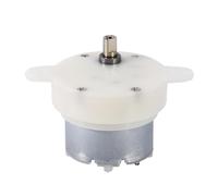 DC 12V 3rpm Gear Motor, Miniature Geared High Torque Rotary Speed Deceleration Reducing Motor 4mm Shaft Diameter Slow Down Mute Gearbox for Small Display Stand