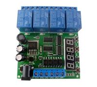 DC 12V 4 Multifunction Cycle Delay Timer Relay Module for Timing Loop Interlock Self-locking