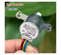 DC 12V 4-phase 5-wire 20mm Stepper electronic starter Geared electronic starter for Air Conditioner Swing Head/Monitoring D RUAJOGYNVM