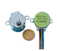DC 12V 4-phase 5-wire 20mm Stepper electronic starter Geared electronic starter for Air Conditioner Swing Head/Monitoring Equipment AUOQKQUT(Type C Motor)