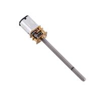DC 12V 400RPM N20 Micro Gear Motor 16mm Shaft M4x55mm Screw Reducer Gear Box Long Output Shaft Quiet Operation for Precision Robot Model Aircraft