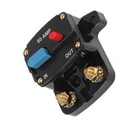 DC 12V- 42V 80Amp Inverter Circuit Breaker Audio Inline Automotive Fuse Holder Protector for Car Truck Boat RV