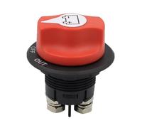 DC 12V 50A 100A 200A 300A Car Rally Battery Switch Disconnecter Power Isolator Cut Off Switch Kit For Truck Car Motorcycle Boat(50A)