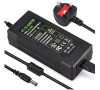 DC 12V 5A Power Supply Adaptor 60W, AC 100-240V to DC 12 Volt Power Adapter UK Plug for Monitors TV DVDTVs Amplifier Cameras System (12V 5A)