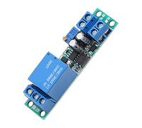 DC 12V Delay Relay Module with Adjustable Timer, Switch Module for Turn On/Off Control, Opto-couplers Isolator, 0-25 Second Delay Timer Board
