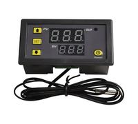 DC 12V Digital Thermostat Temperature Controller with LED Display, 20A Relay and High Accuracy for Aquarium, Incubator, Reptile