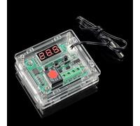 DC 12V Digital Thermostat with Waterproof Sensor and Red Display for Accurate Temperature Management