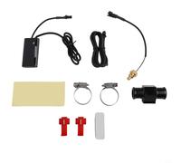 DC 12V Digital Water Temperature Sensor for Motorcycle with LCD Readout and Thermal Limit for Scooters and Racing Motor Vehicles (22mm)