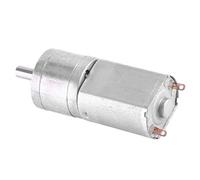 DC 12V Electric Gear Motor High Torque Speed Reduction Motor 30RPM with Centric Output Shaft 4mm Dia for DIY Engine Toys