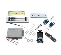 DC 12V Electric Magnetic Door Lock 300lbs Support Remote Control Rain-Proof Door Access Control System for Home Use