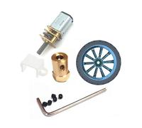 DC 12V Gear electronic starter N20 Metal Gear electronic starter 30-6000 RPM Reduction Gear electronic starter Gear Reducer electronic starter With 65mm Wheel(2000 RPM)