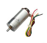 DC 12V Gear Motor High Torque with Encoder for Arduino Smart Car Projects - Reversible Geared Electric Motor(JGA25-370-1260-34K)