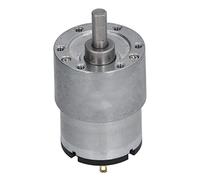 DC 12V Gear Motor with 6mm D Shaft - High Torque Copper Wire Motor for Robotics and Automation Applications