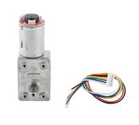 DC 12V High Torque Geared Motor with Encoder, Reduction Motor for Industrial Automation, Strong Self Locking Gear Box Electric Motor, Precision Control for Robotics and DIY Pr (100RPM)