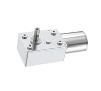 DC 12V JGY-370 Volt 100RPM High Torque Turbine DC Worm Gear Reducer Worm Geared Motors Reversed Reduction Low Speed electronic starter MQXFCZUX(Bracket Motor,210RPM_24V)