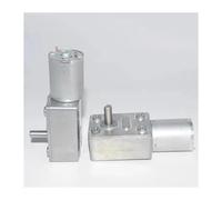 DC 12V JGY-370 Volt 100RPM High Torque Turbine DC Worm Gear Reducer Worm Geared Motors Reversed Reduction Low Speed electronic starter AUOQKQUT(210rpm,12V)