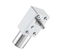 DC 12V JGY-370 Volt 100RPM High Torque Turbine DC Worm Gear Reducer Worm Geared Motors Reversed Reduction Low Speed electronic starter(Bracket Motor,90RPM_12V)