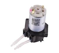 DC 12V Peristaltic Dosing Pump with Self-Priming & Reversible Flow - 3 Roller Head, Easy-Clean Snap Design for Aquarium, Lab, Dosing (2mmX4mm)