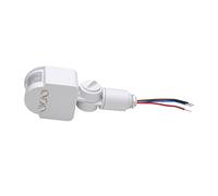 Dc 12v Pir Motion Sensor Controller for 30w LED Light | 180 Degree Detection, Adjustable Sensitivity, Ip54 Rated White Abs PC Housing