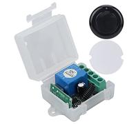 DC 12V Remote Control Switch Single Channel Relay, 3 Operating Modes, Withstand 10a Current, 433Hz Radio Frequency, for Electric Door and Window Signal Control (AK RKO1SY )