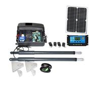 DC 12V Solar Powered Gate Operator Heavy Duty Swing Gate Opener Motor Kit(Kit3)
