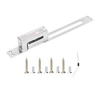 DC 12V Stainless Steel Electric Door Access Cathode Lock, Security Door Lock for Home Office, Heavy Duty Embedded Installation with Thickened Material, for Resi