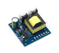 DC 12V to AC Inverter Transformer with 150W Output Power and High Frequency Square Wave Suitable for Small Electronic Devices Like LED Lights and Chargers
