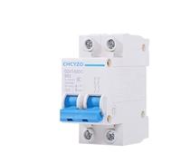 DC 12V24V36V48V125V Miniature 1P/2P Circuit Breaker 3A 6A 10A16A 20A 25A 32A 40A 50A 63A Reset Low Voltage Protection Switch(1P,6A)