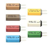DC 14V 5A 7.5A 10A 15A 20A 30A Automatic Reset Mini ATM Circuit Breaker Blade Fuse for Car Truck Boat with Automatic Recovery Protected circuits (Color : Sky Blue)