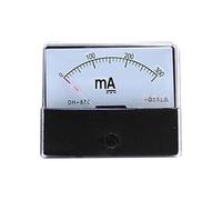 DC 1MA 20MA 30MA 50MA 100MA 200MA 300MA 500MA Analog Current Panel Meter Ampere Ammeter DH-670 DH670 1Pcs(20MA)