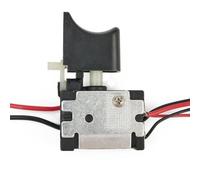 DC 21-25V Electronic Speed Control Push Button Trigger Switch for Electric Drills - 16A Max Current, Plastic & Metal Construction, Compatible