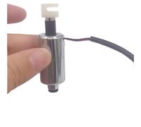 DC 24V 20mm Cylinder Micro DC Solenoid Electromagnet Push Pull Through Type Electric Magnet 7.6mm Stroke