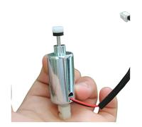 DC 24V 20mm Cylinder Solenoid Electromagnet Push Pull Through Type Magnet For Powerful Pull Switch Stroke 7.6mm IINKUEYK