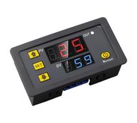 DC 24V Programmable Digital Timer for Relay Module with Dual LED Display, 20A Delay Switch for Light, Water & Engine Control, 0-999s/min/h C(24v)