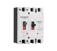 DC 250V/500V/750V/1000V MCCB Breaker Solart PV Short Circuit Protector 150A-400A 1Pcs(2P DC500V,63A)