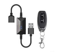 DC 3.6V-24V Wireless DC Motor Remote Control Switch,433MHz with USB Connection for LED Strips, Radio Control Linear Motion Actuators Move Forward and Reverse(A)