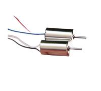 DC 3.7V-4.2V 716 Model Airplane Coreless electronic starter CW CCW 51000RPM High Speed NdFeB High Power DIY Small RC Drone CZAOINCU(Red and Blue wire)