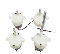 DC 3-9V 2.5-11RPM Slow Speed Mini Micro 300 Series Geared Motor High Torque CW CCW Small Mute Plastic Reduction Gearbox Reverse(Item 1)