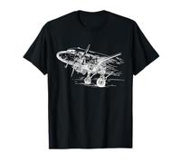 DC-3 Airplane Plane Shirt Men Husband Dad Grandfather T-Shirt